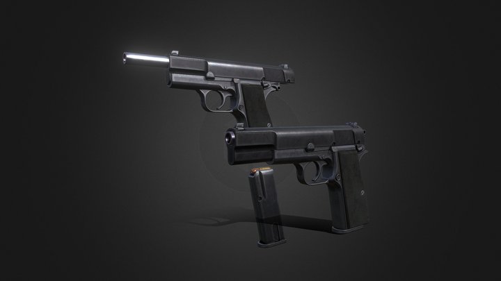 pistol 9mm – Modelo 3D gratuito STL