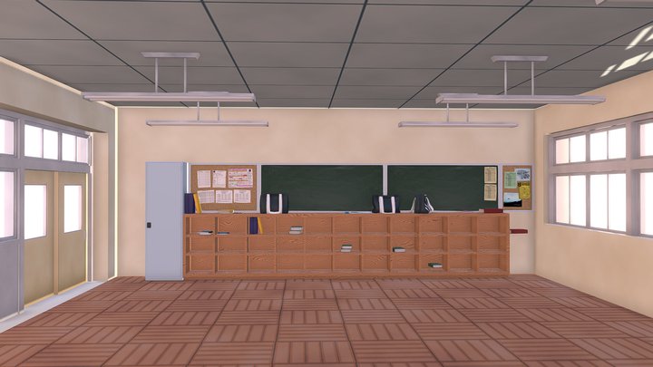 anime-classroom 3D Model