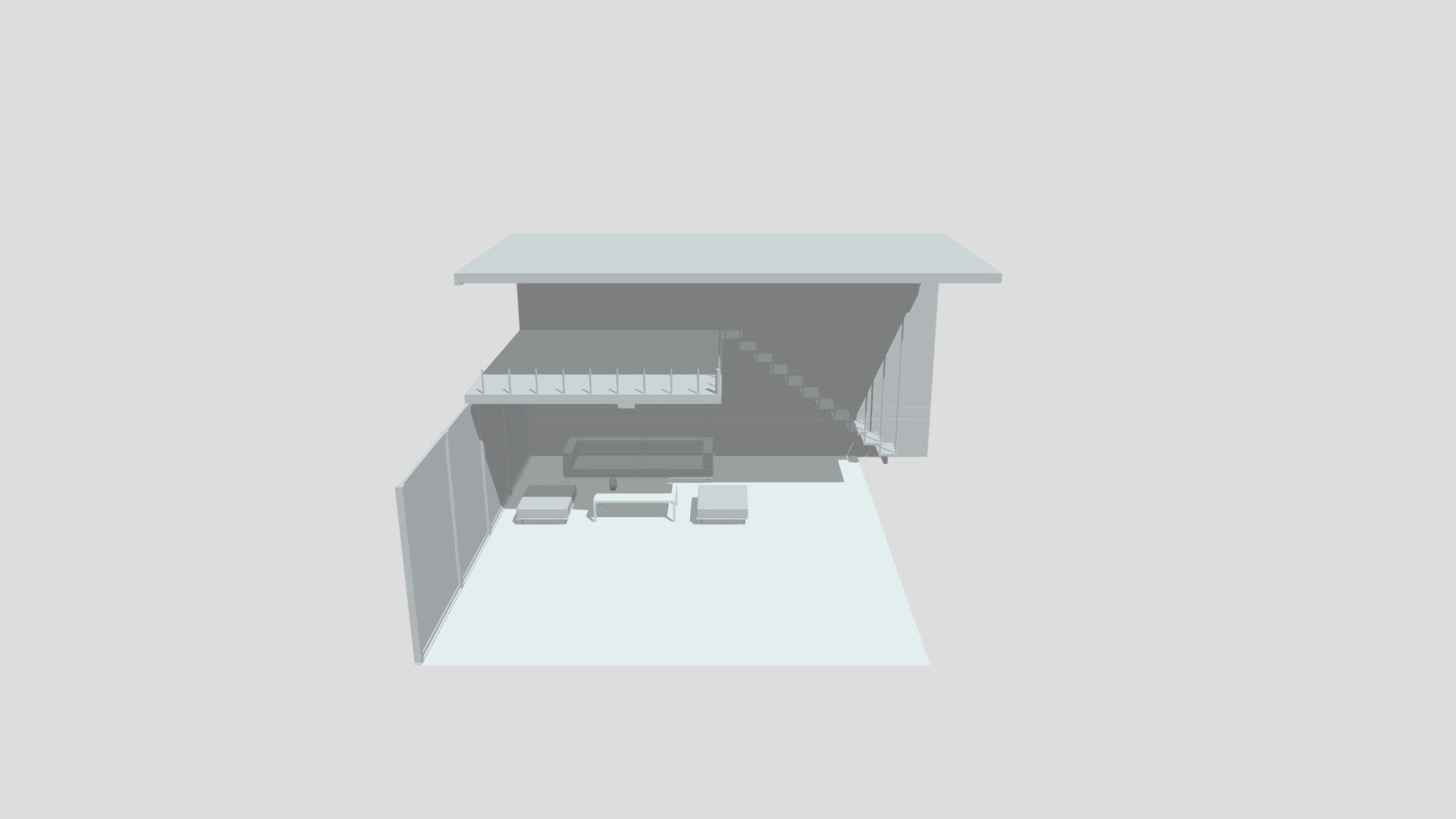 3d Modern living room design by quangtrungchem