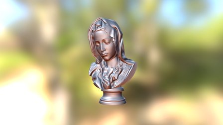 Bust Of Mary 3D Model