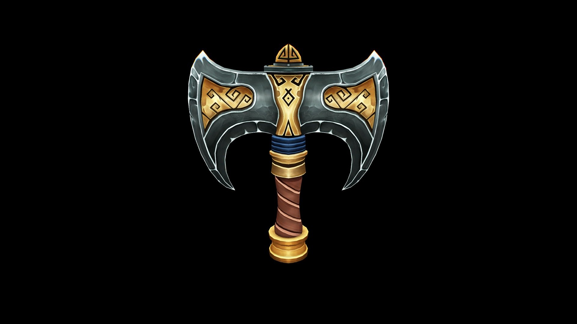 Quick Handpainted Axe - Download Free 3D model by Mekky3D [447a242 ...