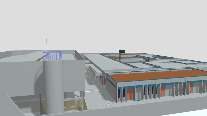 Escola FNDE - Caçapava/SP 3D Model