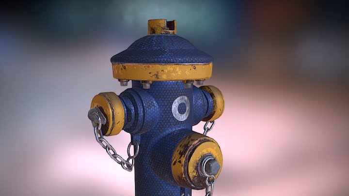 Fire Hyrdrant Test (Rubber and Metal) 3D Model