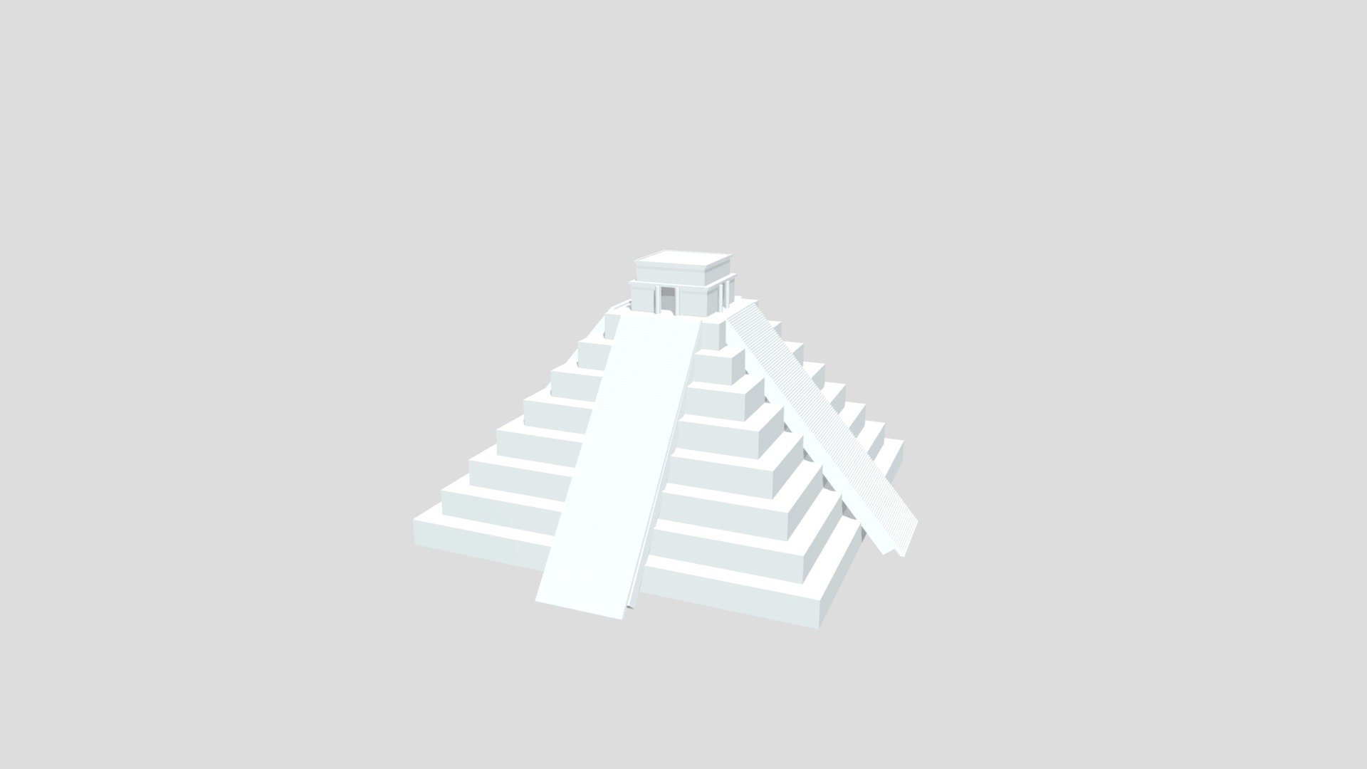 The Mayan pyramid model - Download Free 3D model by Dilmira ...