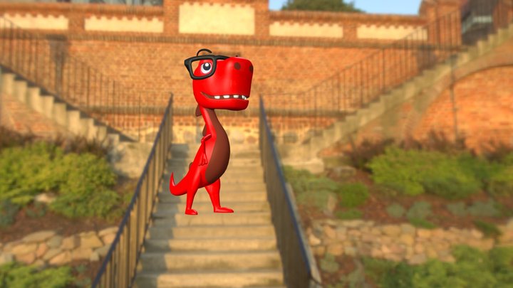 Dinasou-standing 3D Model