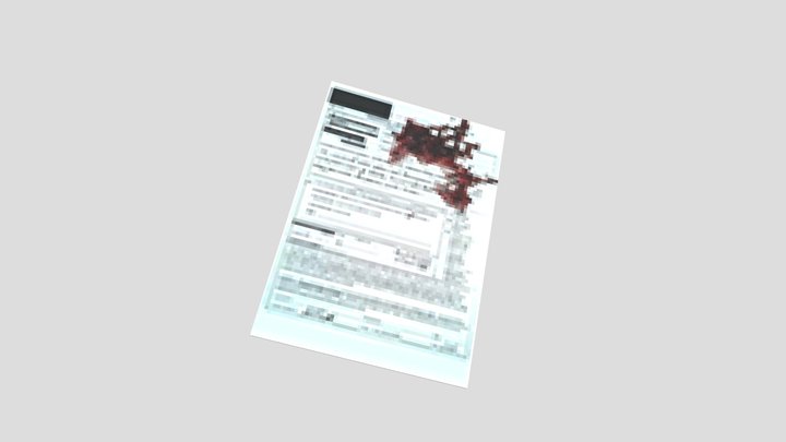 paper 3D Model