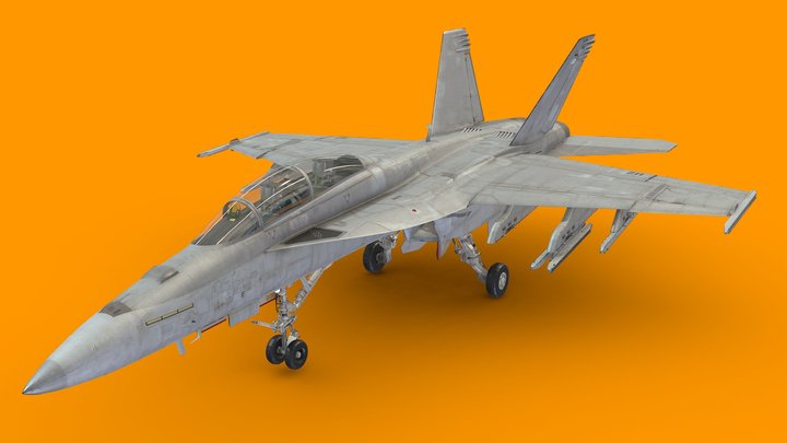 Boeing F/A-18F Super Hornet - Free 3D Model