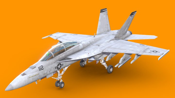 Boeing F/A-18F Super Hornet - Free 3D Model