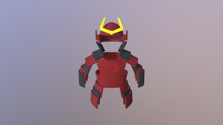Samurai Armor 3D Model