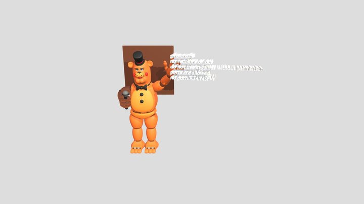 Handsome_toy_freddyrelease_by_sr_abacate_dgpqbzs 3D Model