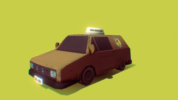Crappy's Pizza [Protagonists Vehicle] 3D Model