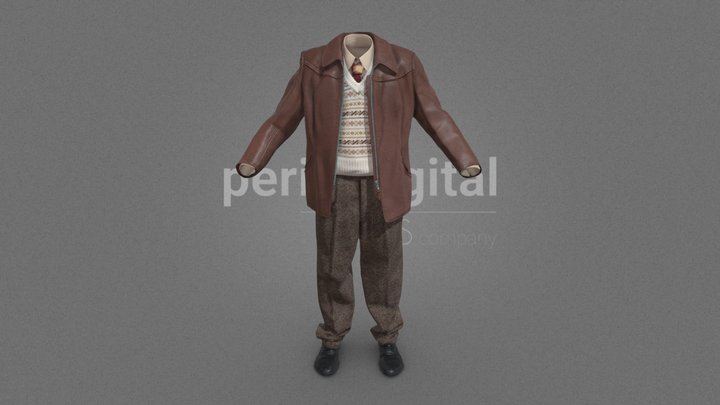 40s Fashion Series - Man 01 3D Model