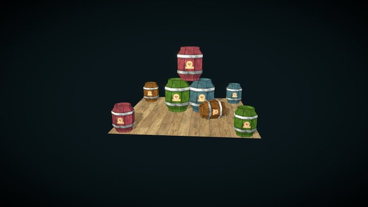 Barril 3D Model