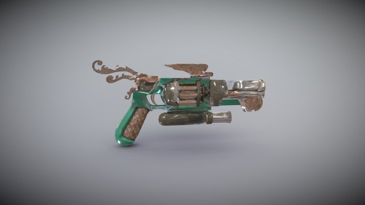 Gun_Low 3D Model