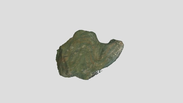 Folded Rock 3D Model