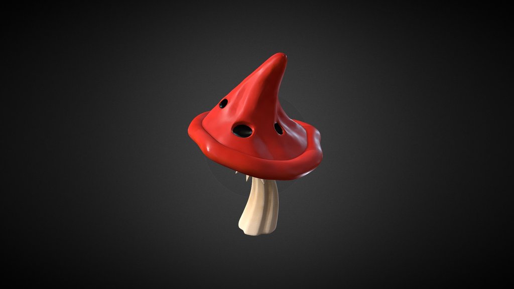Fantasy Mushroom 03 - Game Ready 3D Model