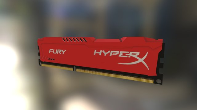 Memory Ram 3D Model