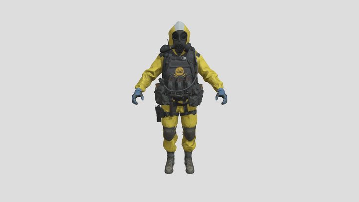 Al- Qatala Boss Character (Free 3D Model) 3D Model