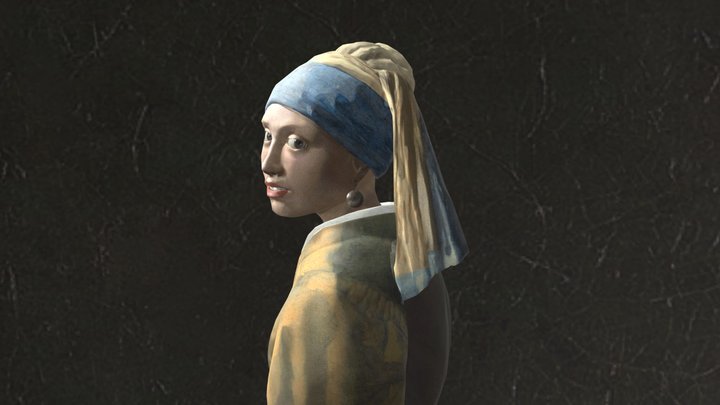 Girl_with_a_Pearl_Earring 3D Model