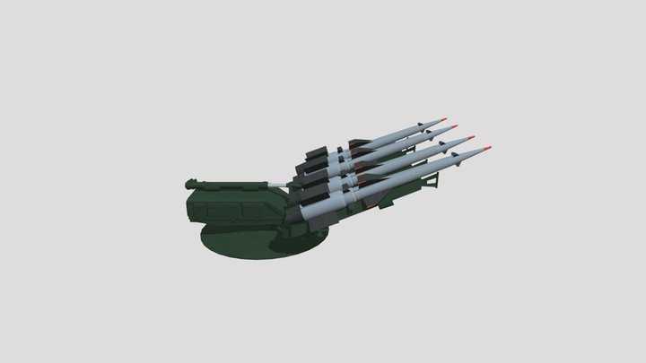 ЗРК С-125 «Нева / SAM S-125 "Neva" 3D Model