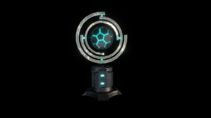AMS_A3 - Grappling Hook Point 3D Model