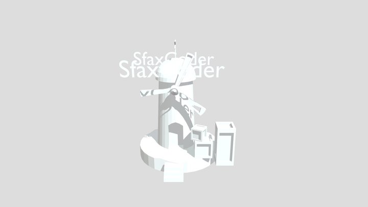 Wind Mill SfaxCoder 3D Model