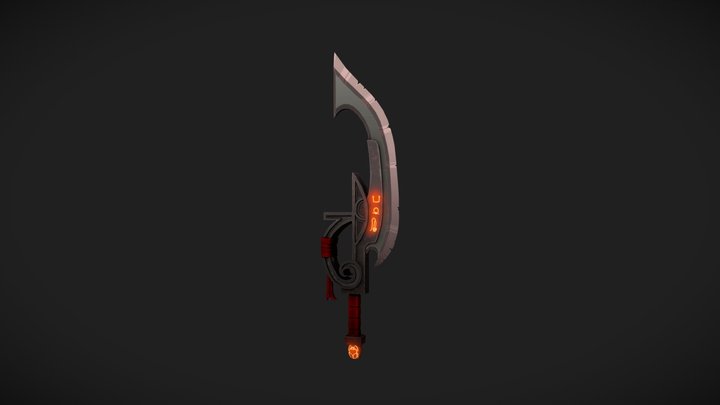 [Student Work] Epic Sword Khopesh 3D Model