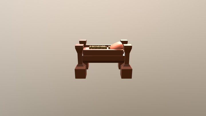 Кровать 3D Model