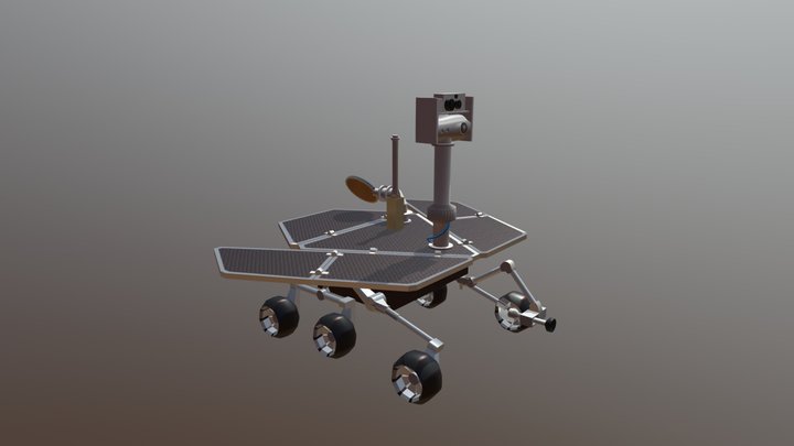 NASA Opportunity Rover 3D Model