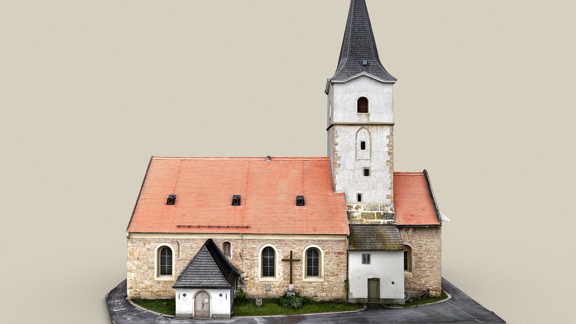 Pfarrkirche St. Ägidius — Sketchfab embed 3D viewer