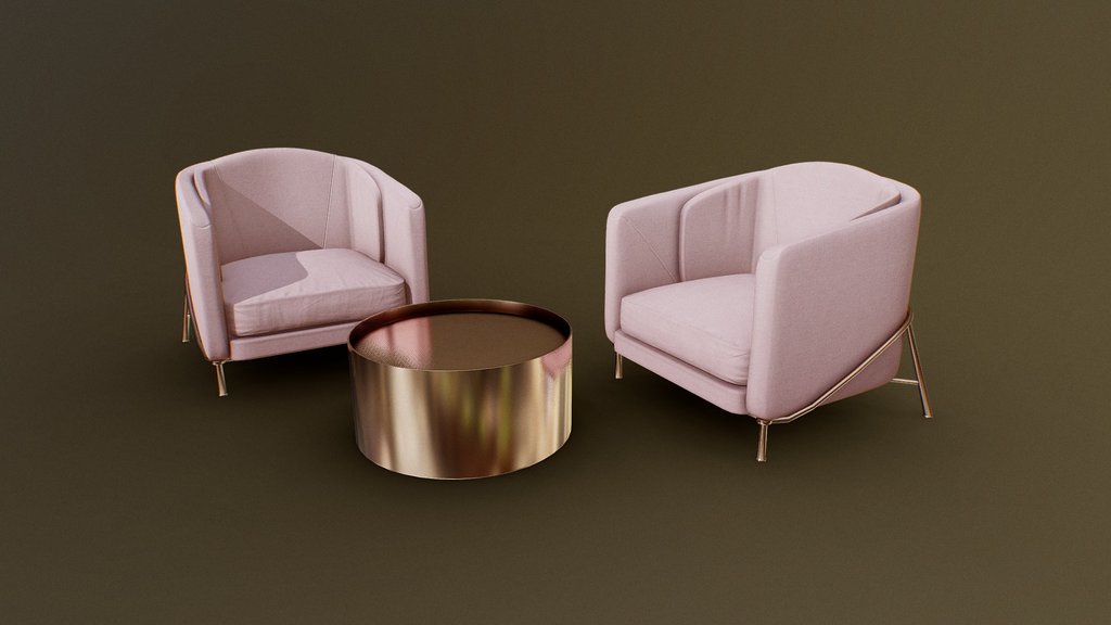 Sofa (pink)