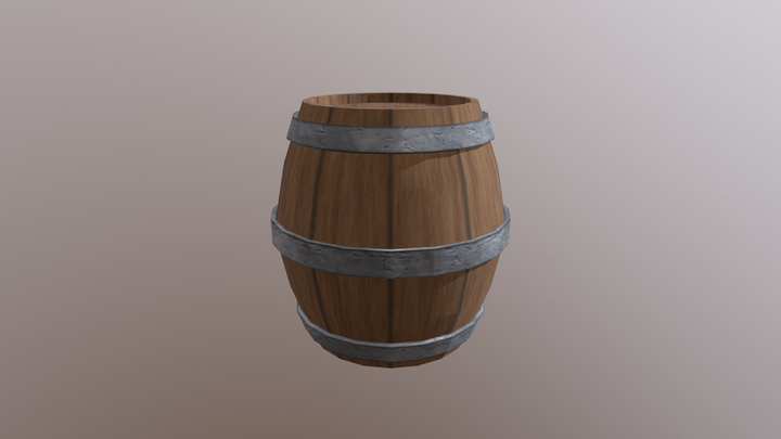 Barrel 3D Model