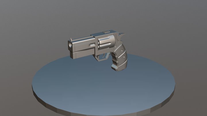 Revolver 3D Model
