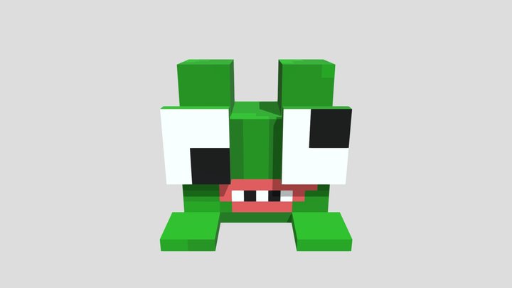 Minecraft Frogg 3D Model