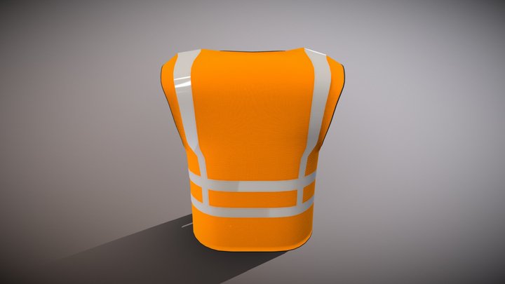 Safety Jacket 3D Model
