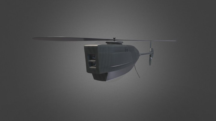 Black Hornet Drone 3D Model
