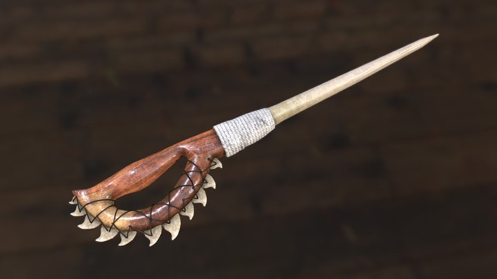 Melee Weapons: Hawaiian 5 3D Model