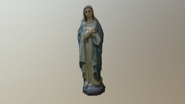 Virgen Casa de Ejercicios Sta. Rosa 3D Model