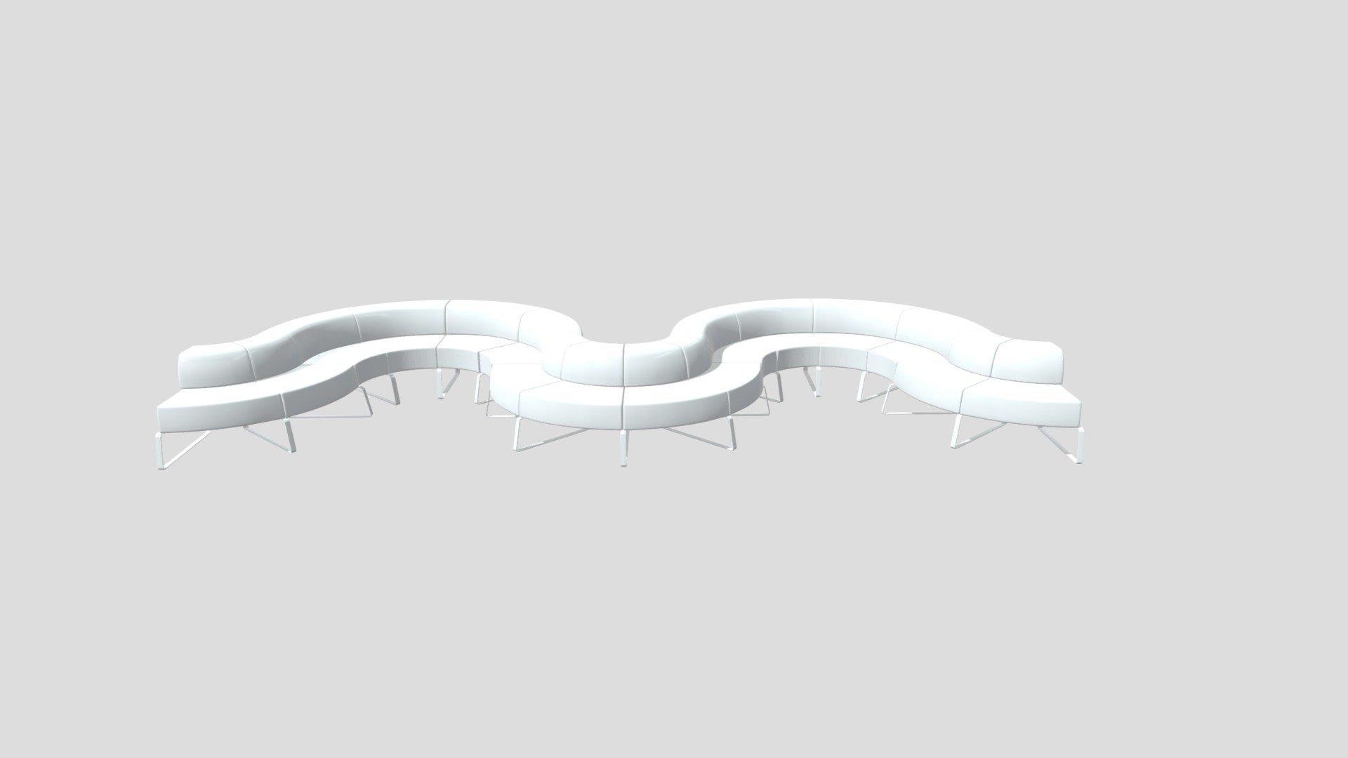 Poppy Playtime | Curved Couch