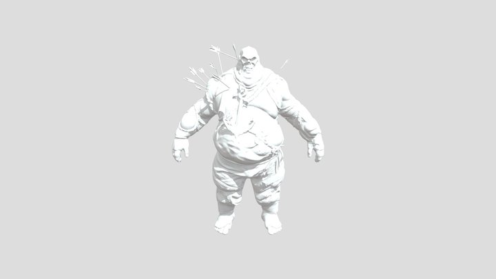 Undead Pirate Warrior 3D Model