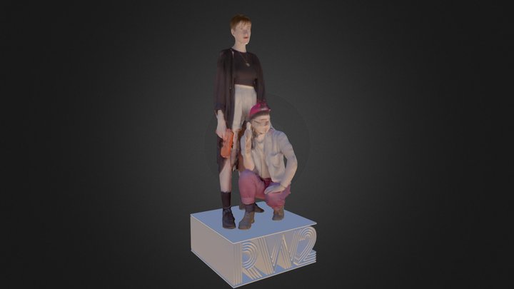 Kelsey and Allyson 3D Model