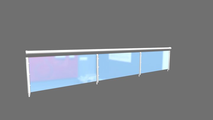 The Moroccan balcony 3D Model