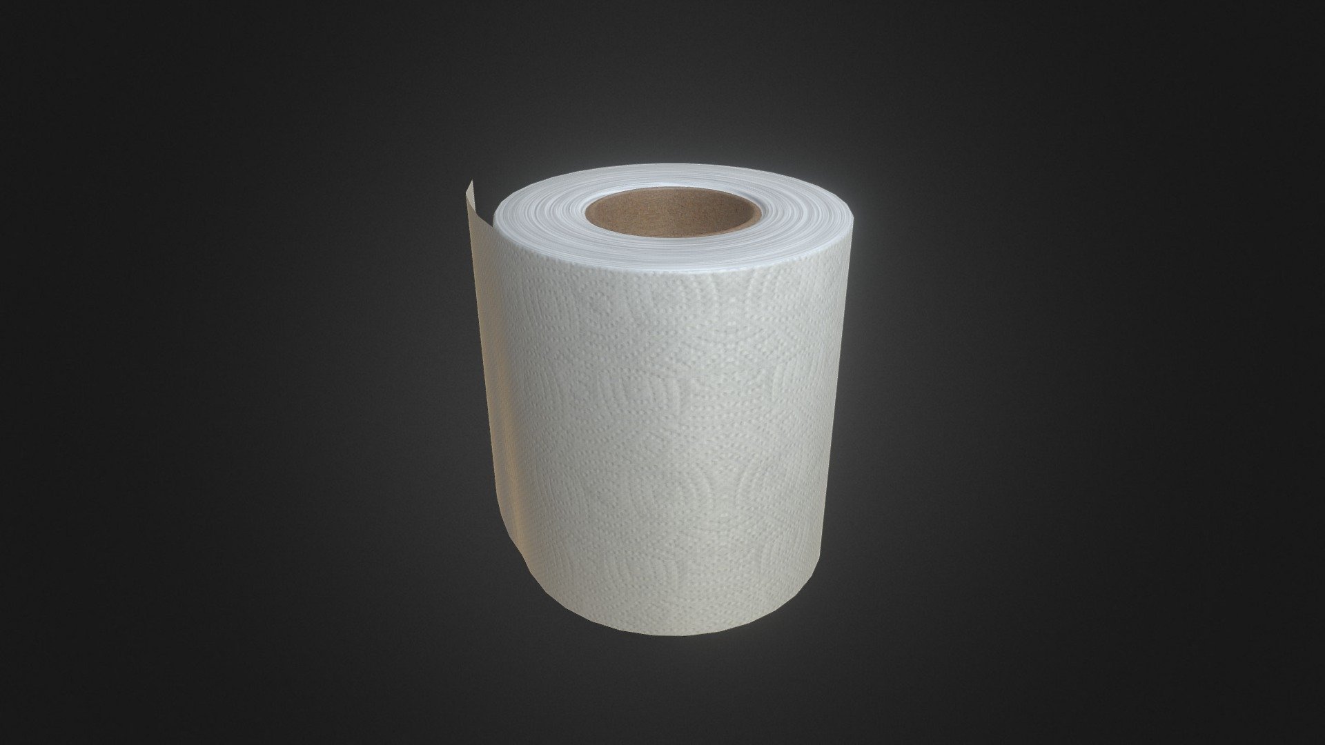 Simple Toilet Paper 2 0 Download Free 3d Model By Blender3d