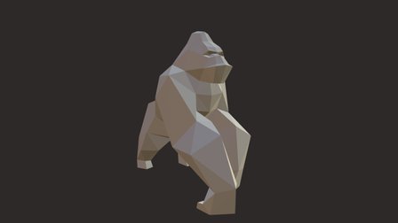 Gorilla Model 3D Model