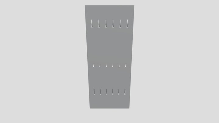 Beránková - Model zástěny kamen - výroba 3D Model