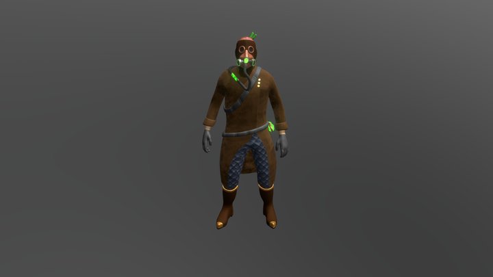 charated based on zaun 3D Model