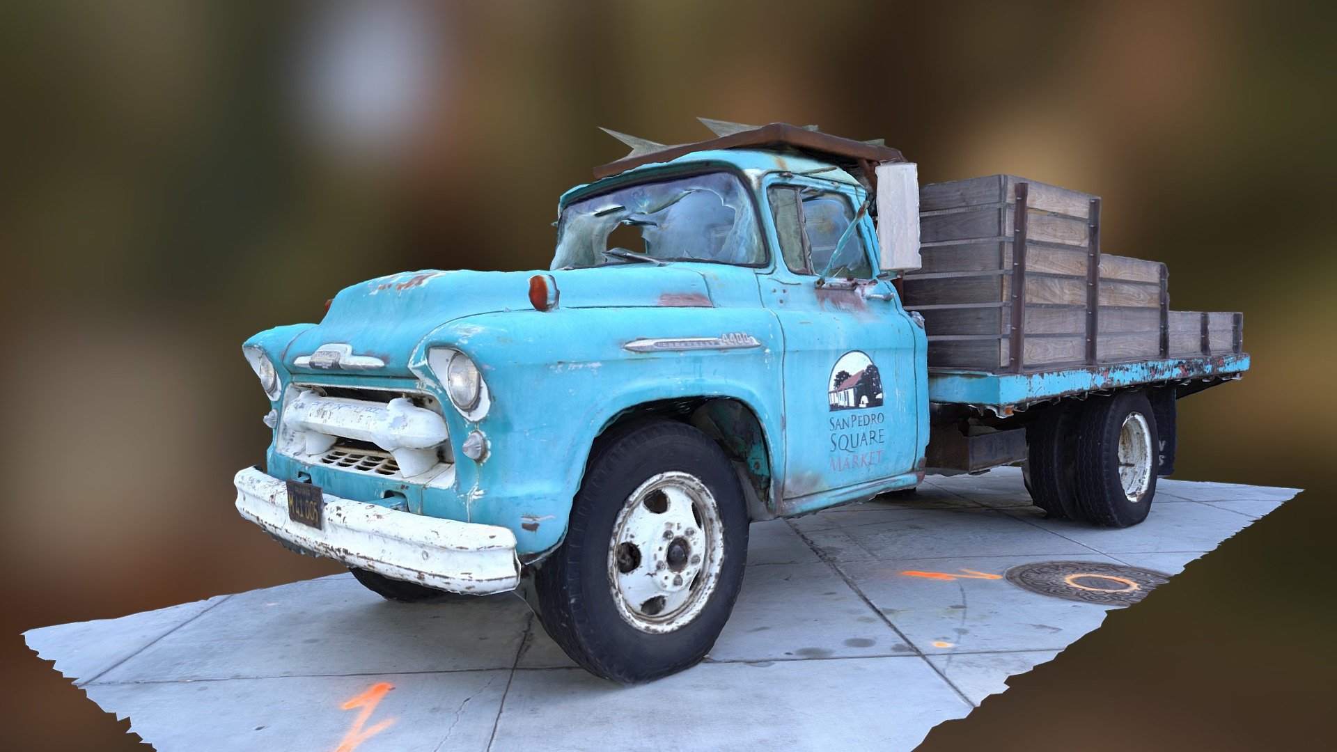 Truck videogrammetry reconstruction — Sketchfab embed 3D viewer