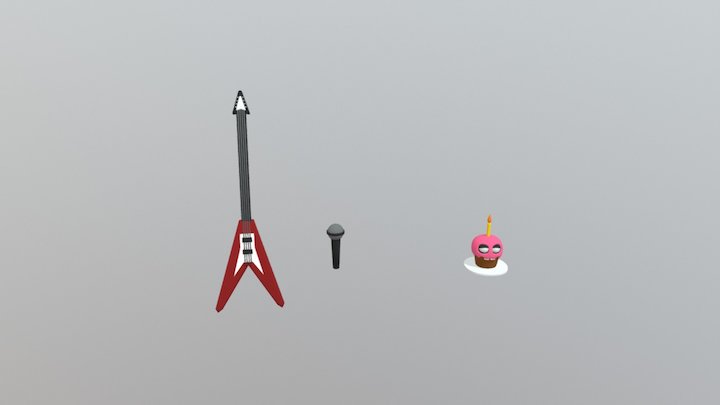 Cupcake 3D Model