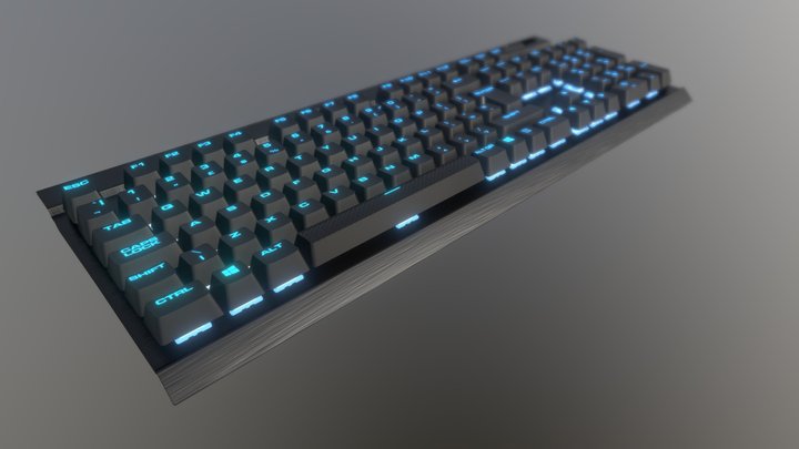 Corsair K70 Mk1 3D Model
