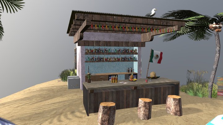 DAE Diorama - By the ocean 3D Model